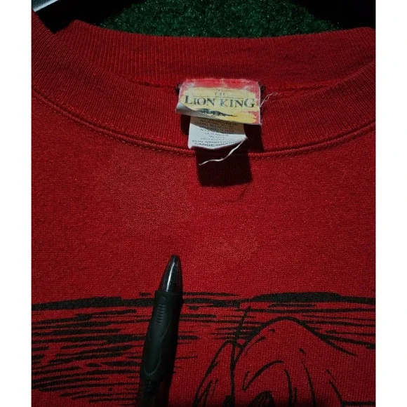 Vintage disney The Lion King crewneckSimba & Nala